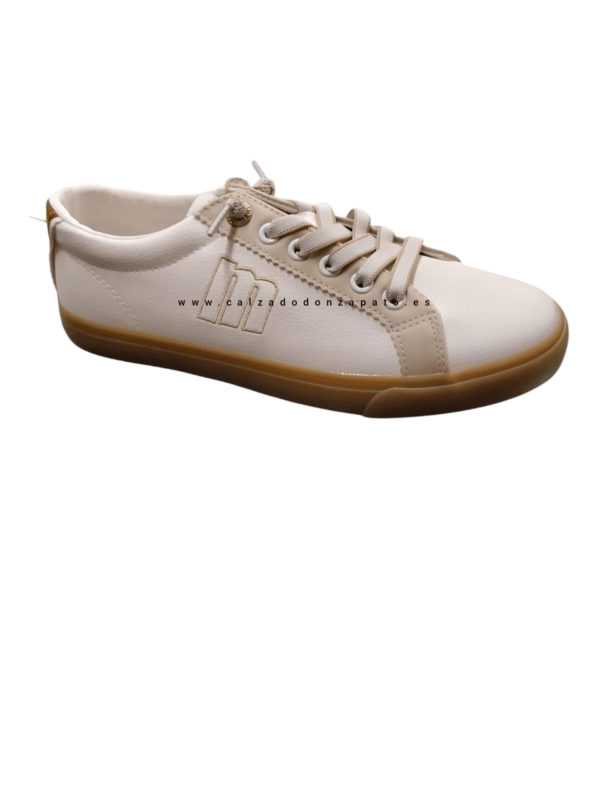 Zapatillas Mustang mujer modelo 60615 blanca - Imagen 2