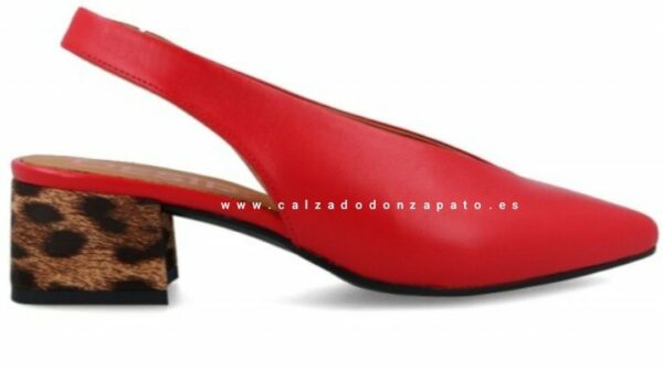 Zapato Desiree rojo Malta 7
