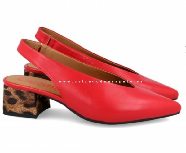 Zapato Desiree rojo Malta 7 - Imagen 2