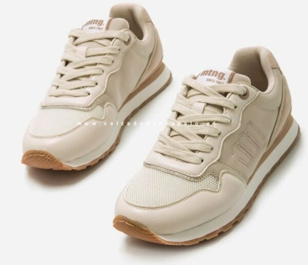 Zapatillas Mustang 60441 beige - Imagen 2