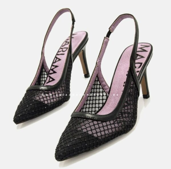 Zapatos MariaMare modelo 68637 negro - Imagen 2