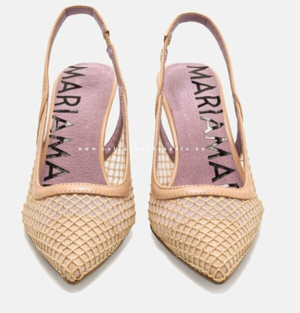 Zapato MaríaMare modelo 68637 natural - Imagen 4