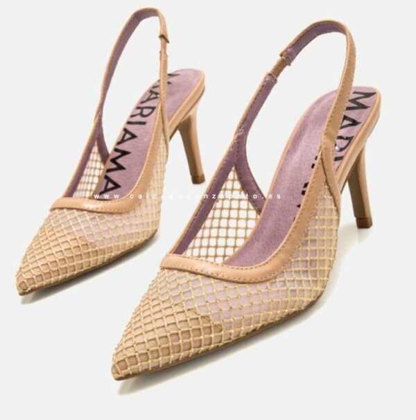 Zapato MaríaMare modelo 68637 natural - Imagen 2