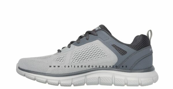 Zapatillas Skechers hombre track 232698 gris - Imagen 4