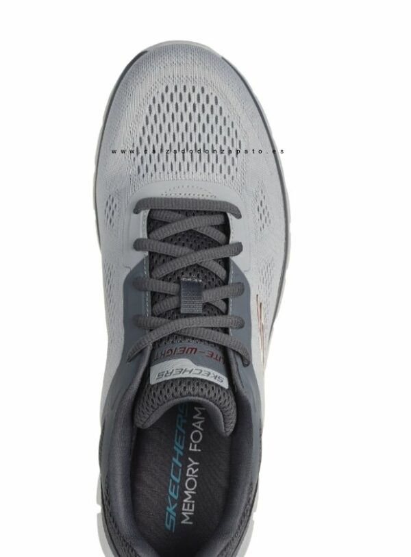 Zapatillas Skechers hombre track 232698 gris - Imagen 2