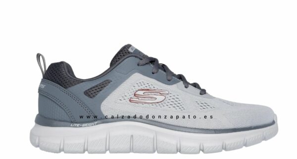 Zapatillas Skechers hombre track 232698 gris