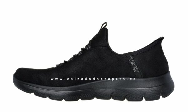 Zapatillas Skechers Summits slip-ins 150254 negro - Imagen 4