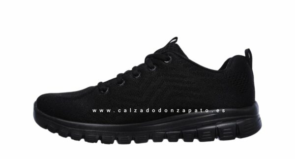 Zapatillas Skechers graceful 12615 negra - Imagen 2