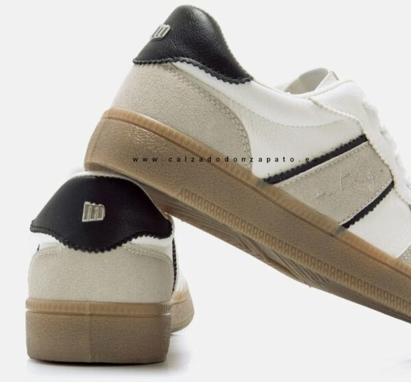 Zapatillas Mustang mujer 60860 blancas - Imagen 4