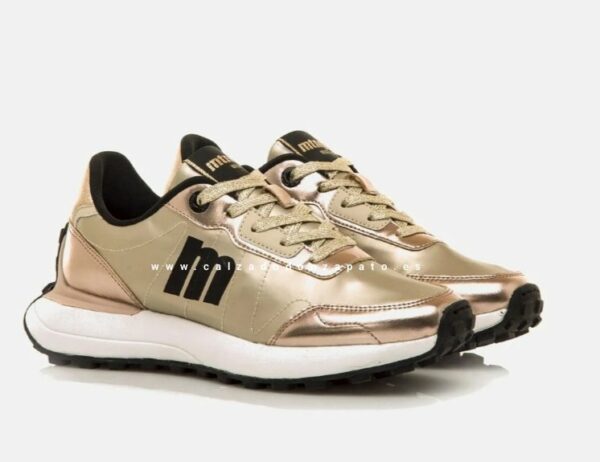 Zapatillas Mustang mujer 60779 oro - Imagen 2
