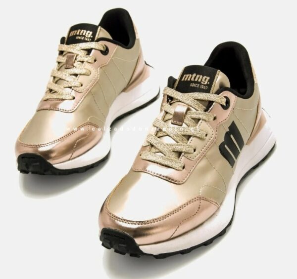 Zapatillas Mustang mujer 60779 oro - Imagen 4