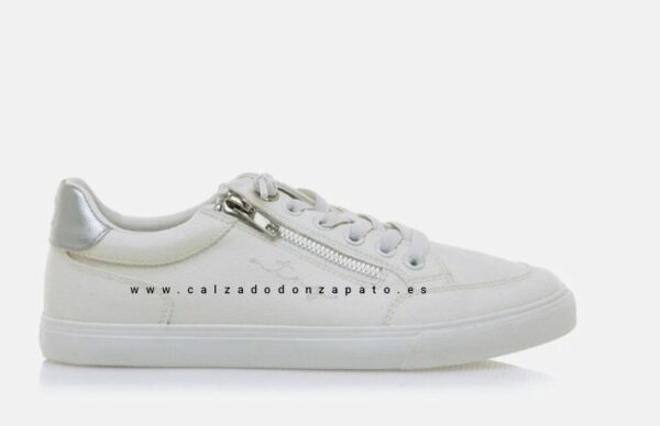 Zapatillas Mustang mujer 60411 blanca - Imagen 2