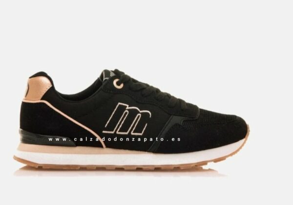 Zapatillas Mustang mujer 60441 negras - Imagen 4