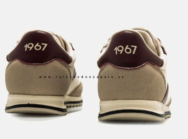 Zapatillas Mustang mujer 60858 beige - Imagen 2