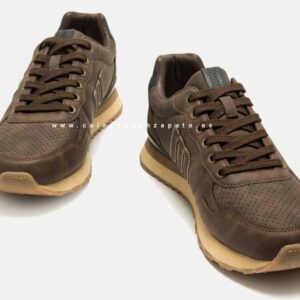 Zapatillas Mustang hombre chocolate 84755