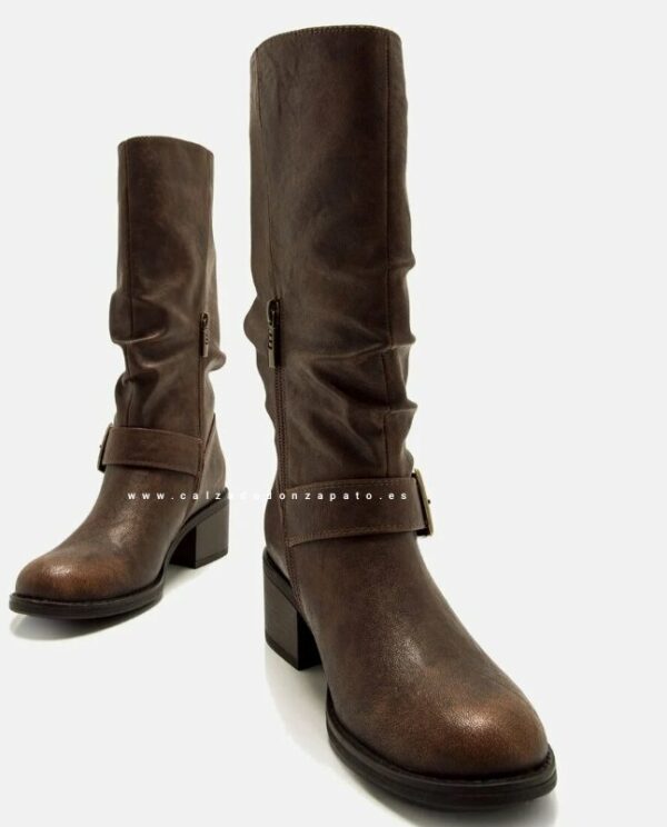 Bota Mustang mujer modelo 54663 marrón - Imagen 3