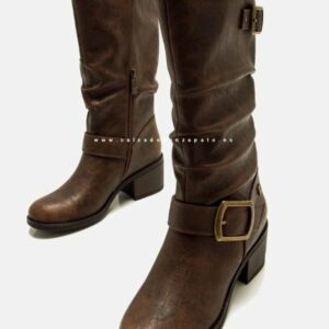 Bota Mustang mujer modelo 54663 marrón