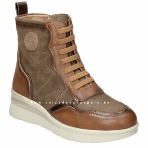 Botín mujer Amarpies modelo AMD29422 cuero marrón